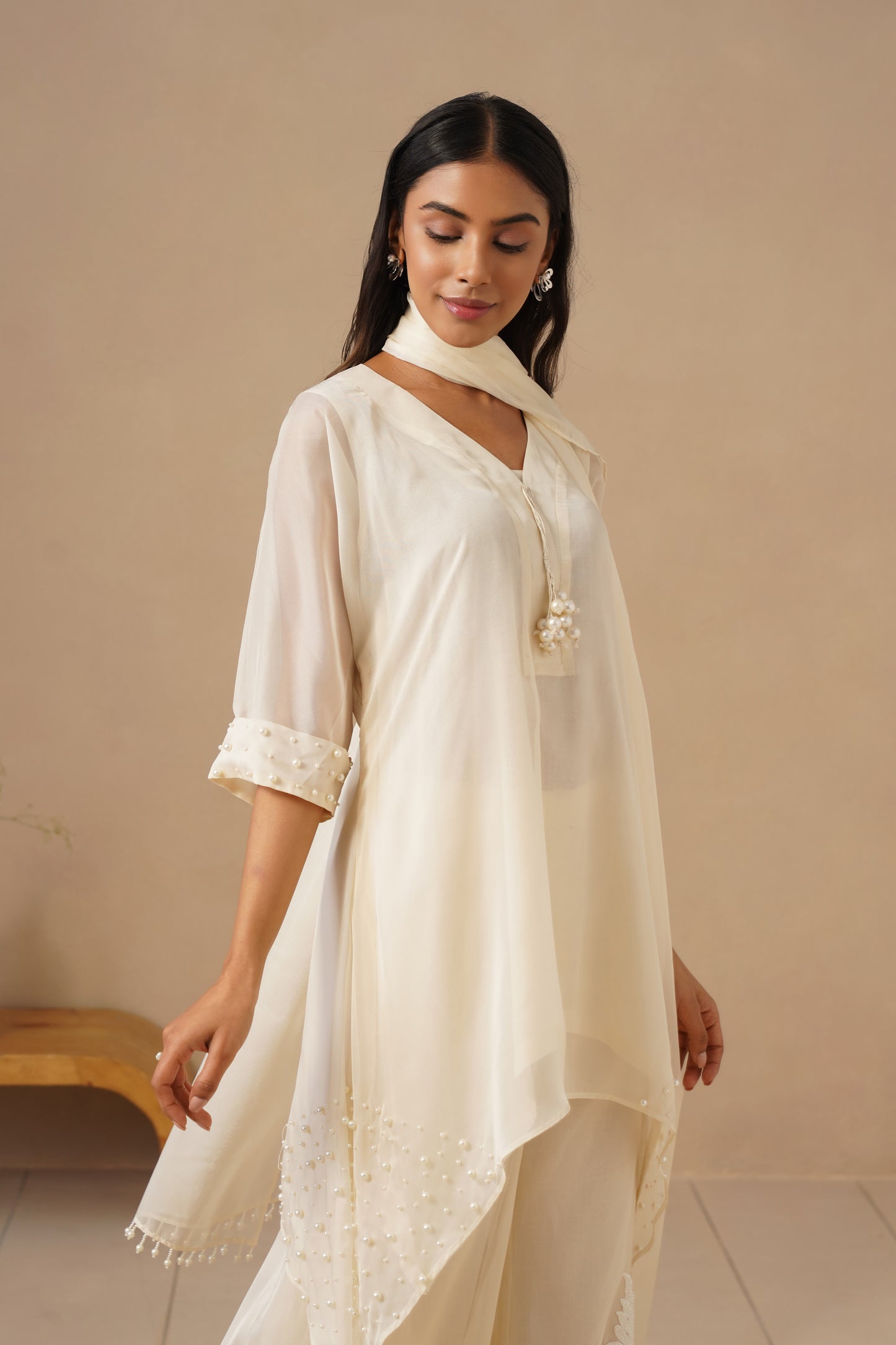 Organza Silk with Sharara