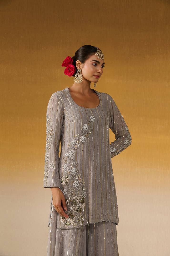 Georgette Fabric Embroidered