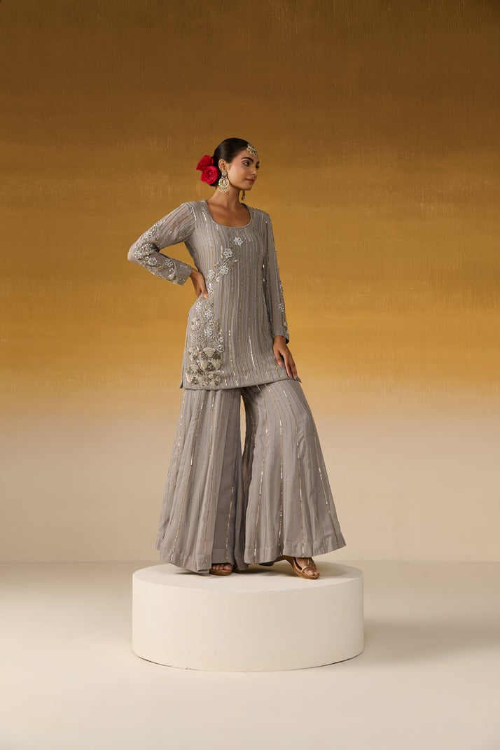Georgette Fabric Embroidered