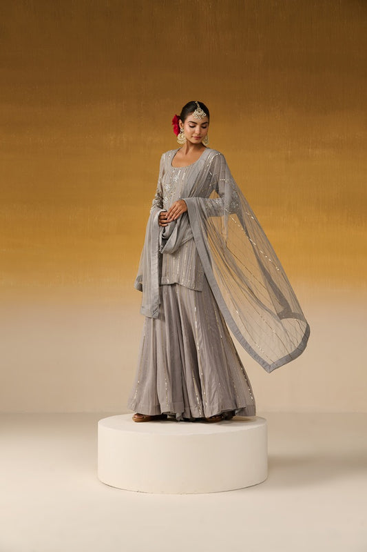 Georgette Fabric Embroidered