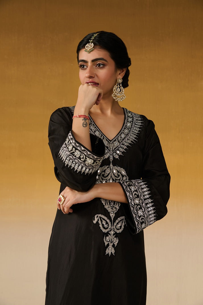 Silk Fabric Embroidered