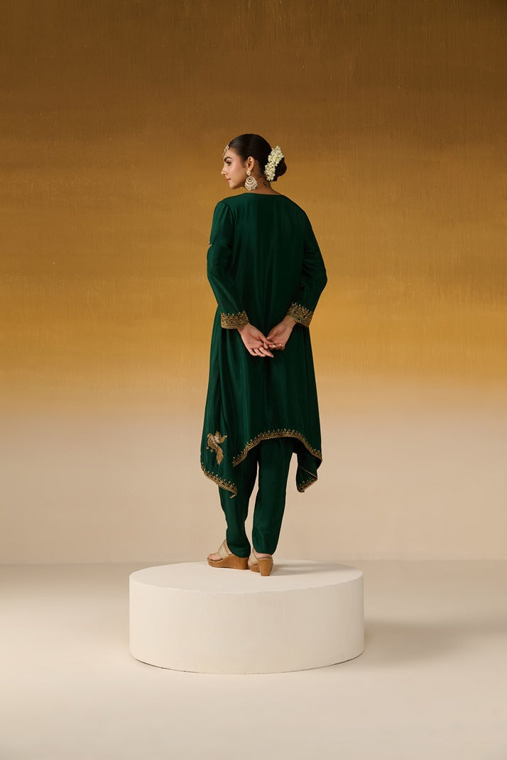 Silk Fabric Embroidered