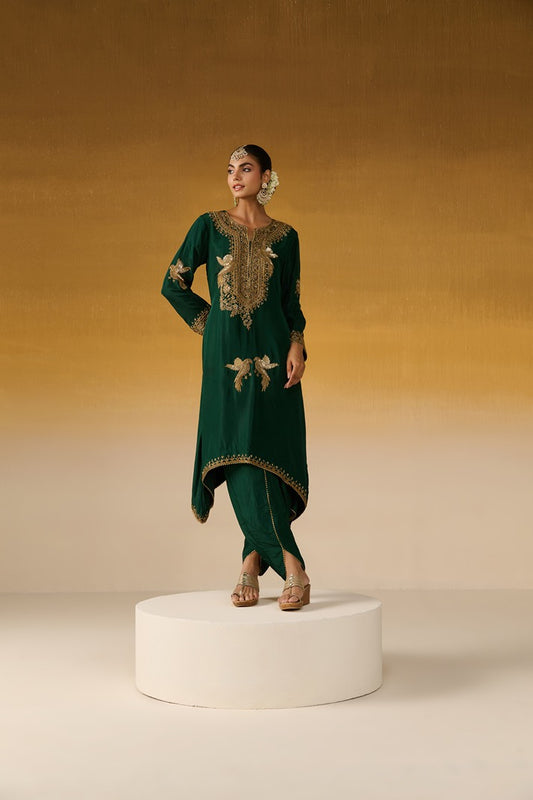 Silk Fabric Embroidered