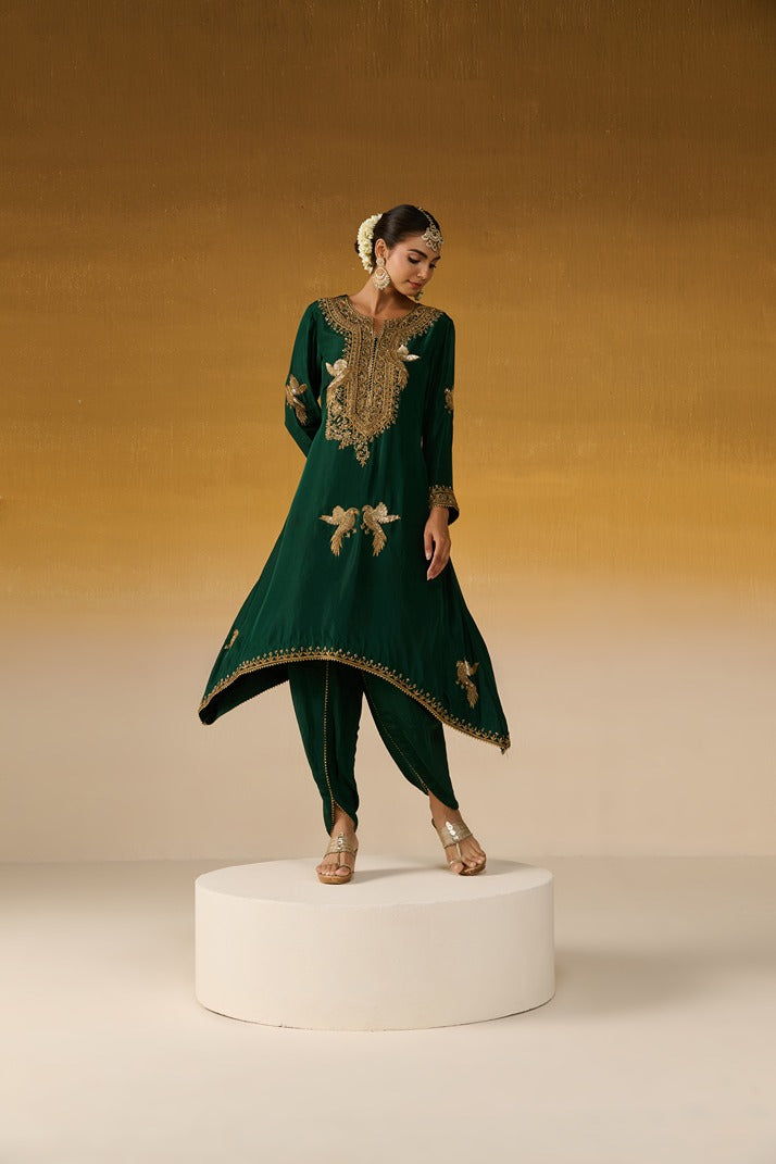 Silk Fabric Embroidered