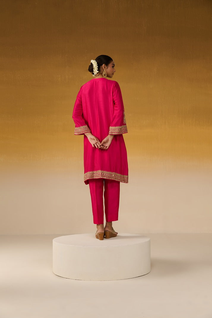 Silk Fabric Embroidered