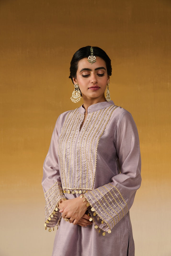 Chanderi Silk Fabric Embroidered