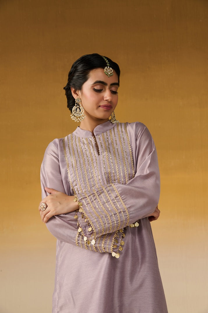 Chanderi Silk Fabric Embroidered