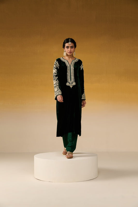 Velvet Fabric Embroidered