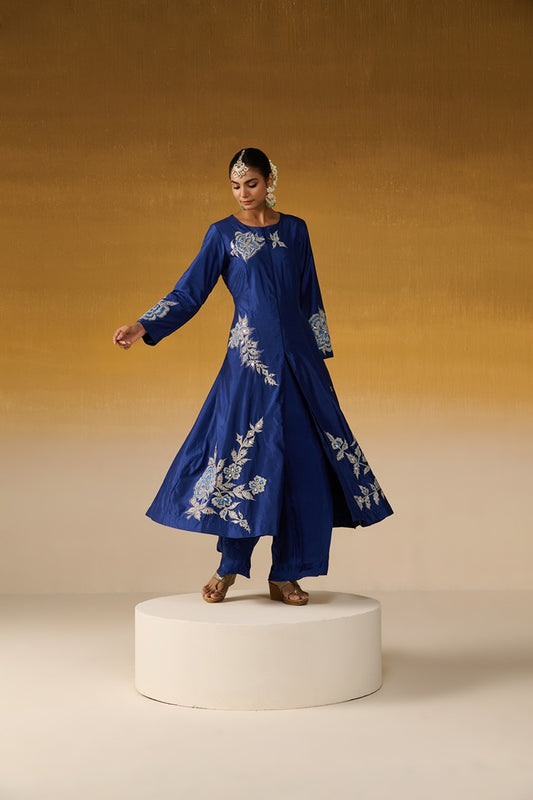 Silk Fabric Embroidered