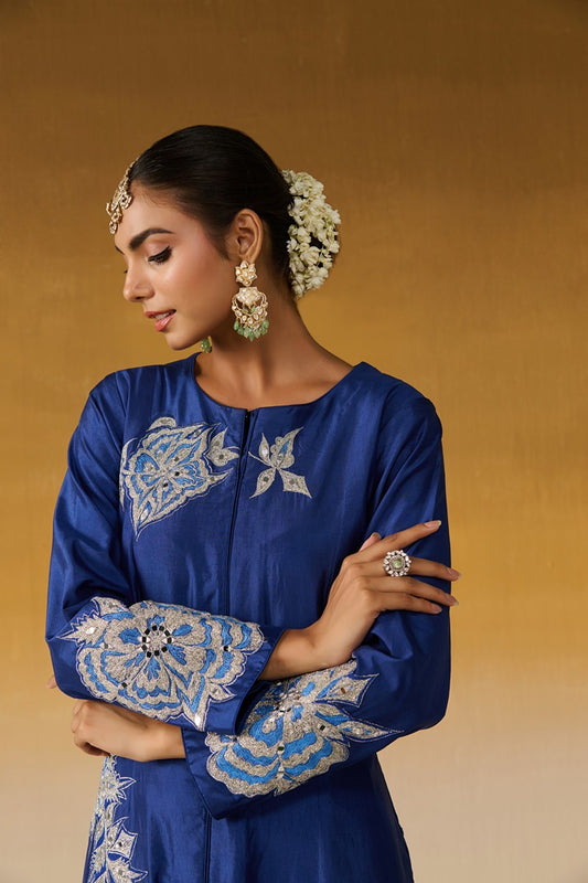 Silk Fabric Embroidered