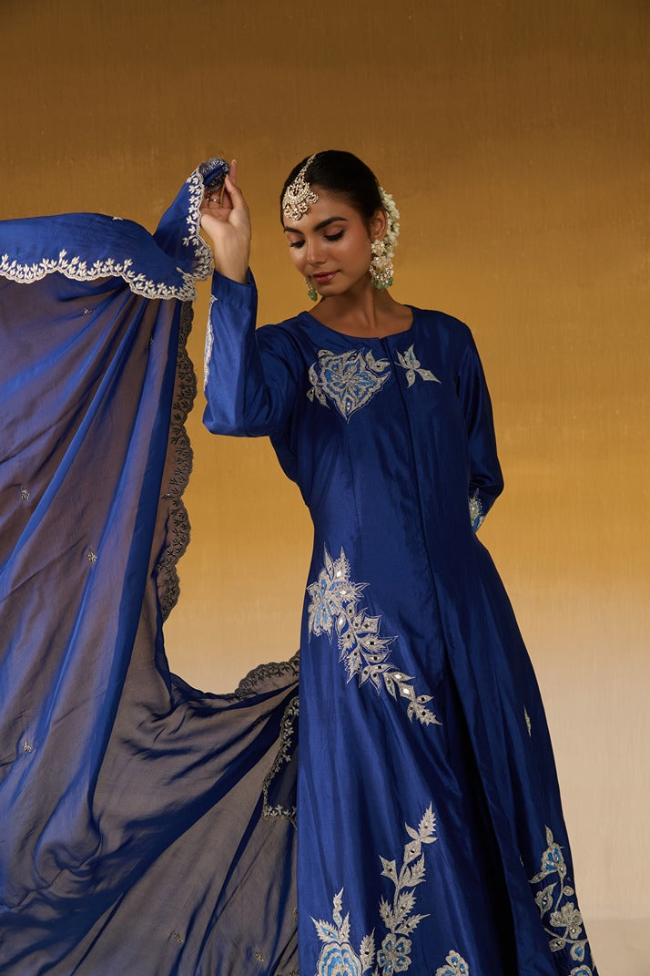 Silk Fabric Embroidered