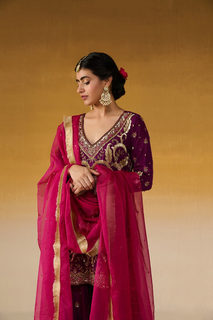 Georgette Fabric Embroidered