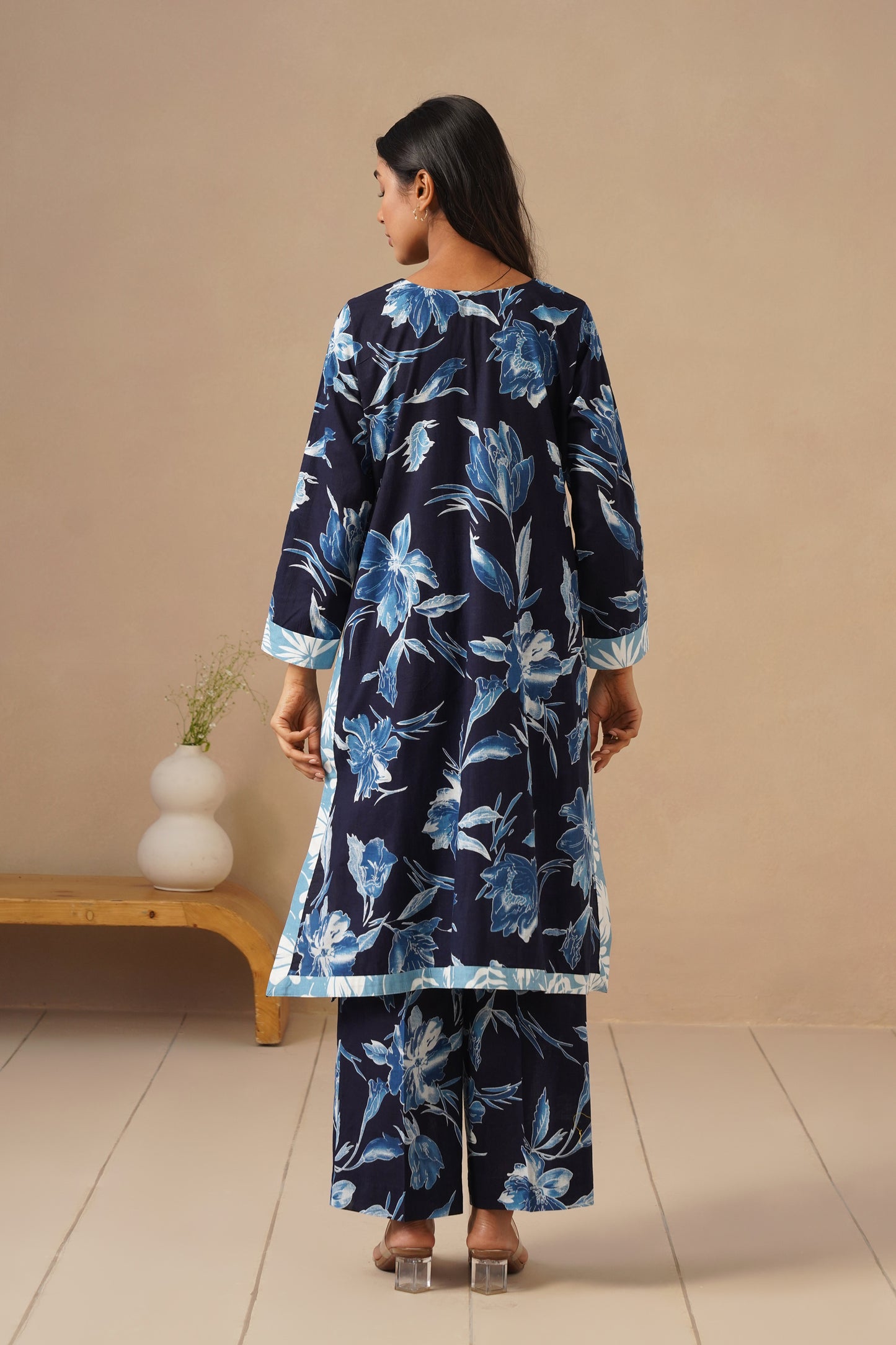 A Line Cotton Co-ord Set with Pants