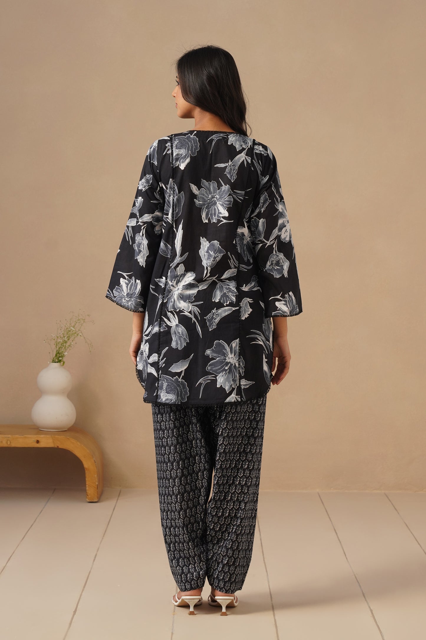 Cotton Co-ord Set with Pakistani Salwar