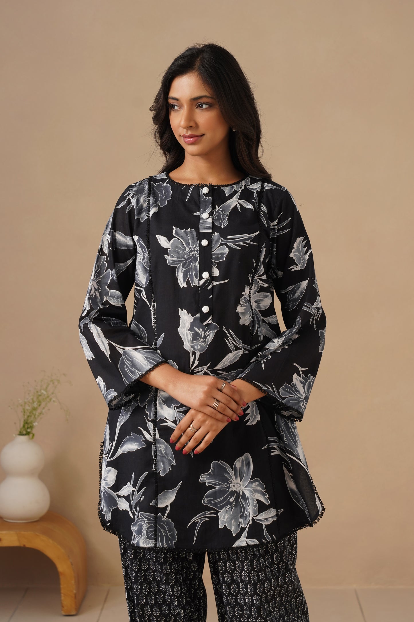 Cotton Co-ord Set with Pakistani Salwar