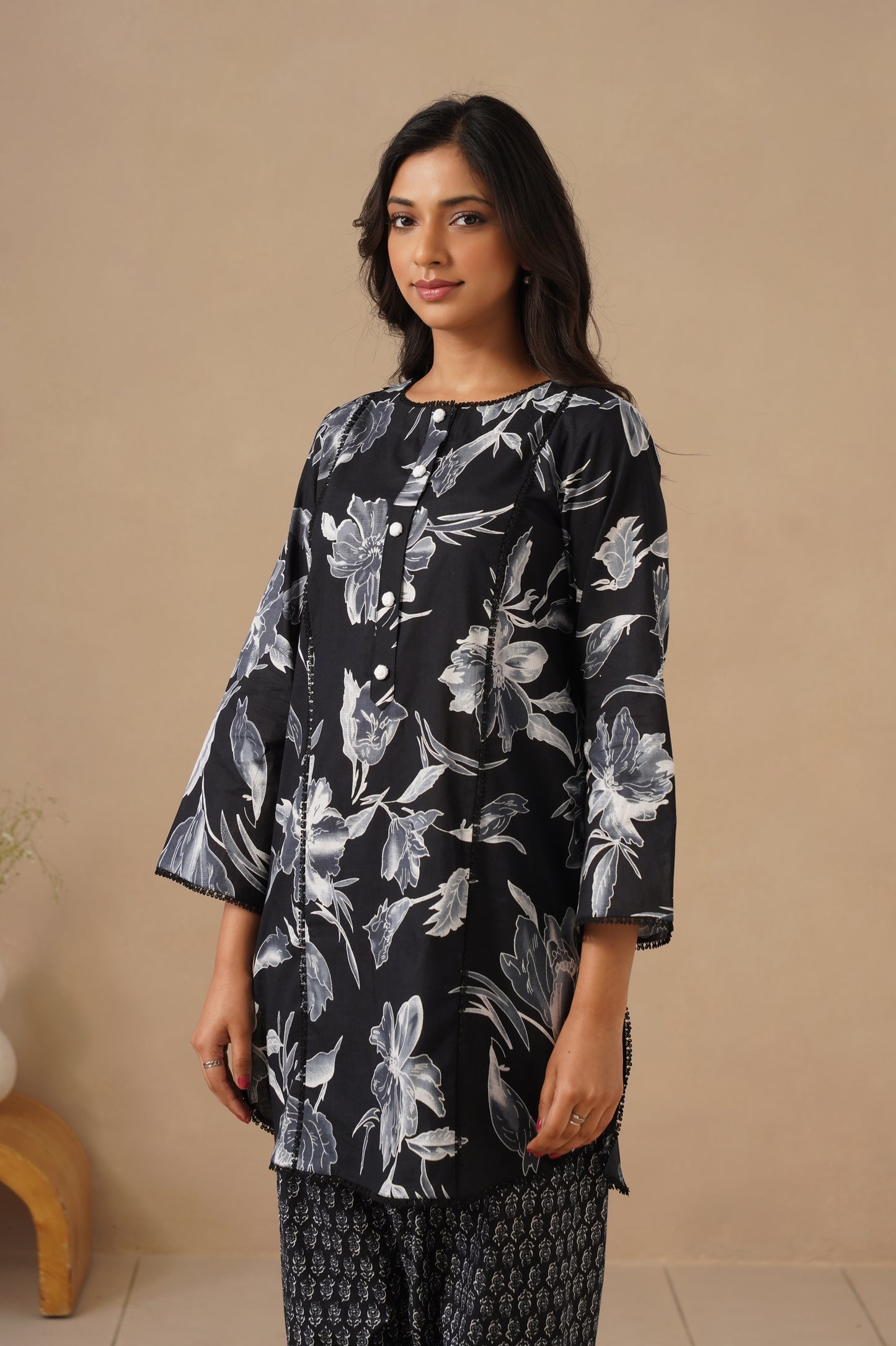 Cotton Co-ord Set with Pakistani Salwar