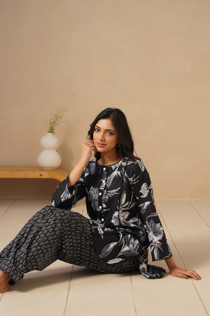 Cotton Co-ord Set with Pakistani Salwar