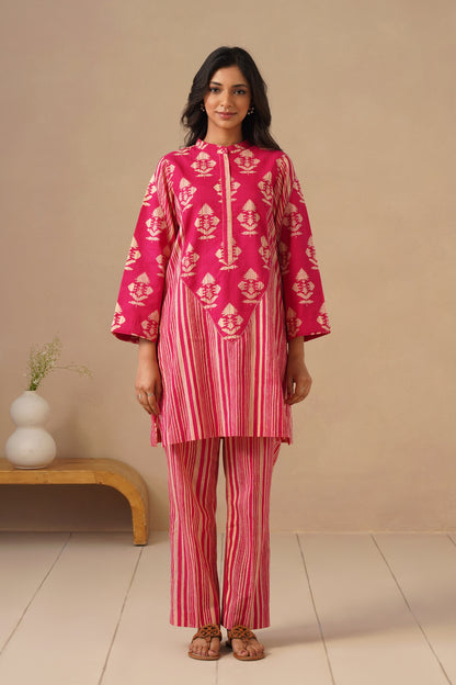 Cotton Co-ord Set with Pants