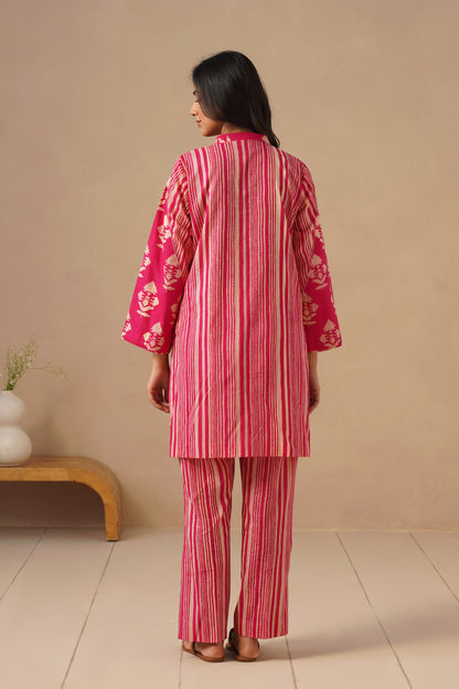 Cotton Co-ord Set with Pants
