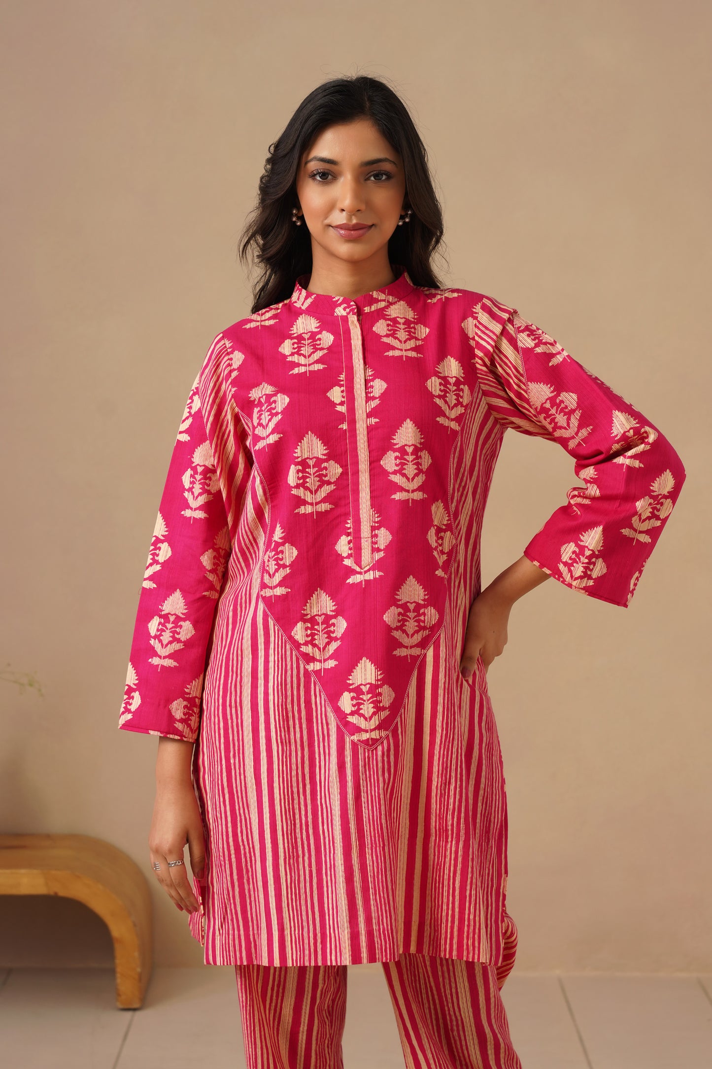 Cotton Co-ord Set with Pants