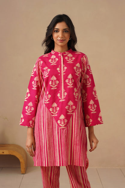 Cotton Co-ord Set with Pants