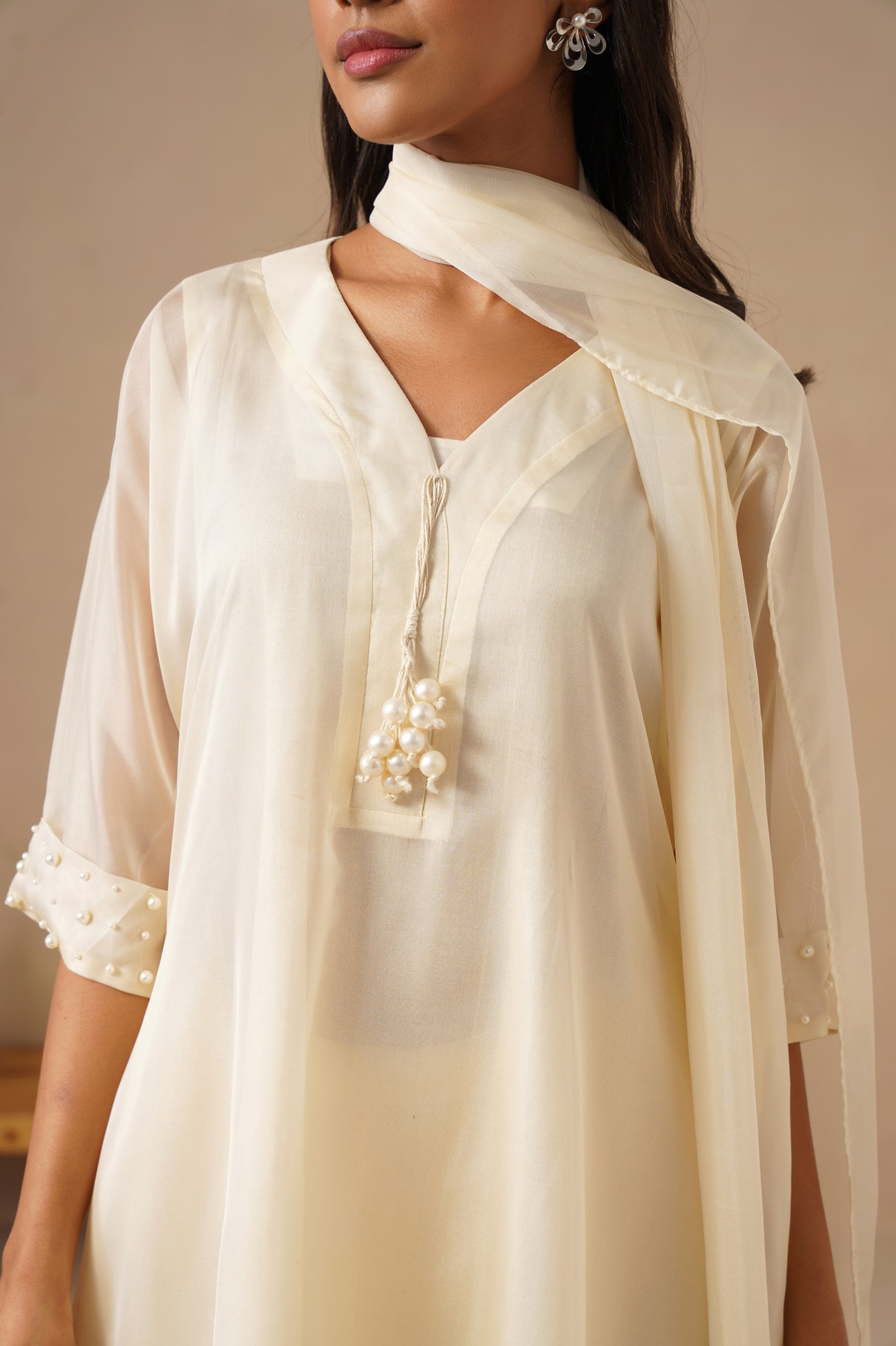 Organza Silk with Sharara
