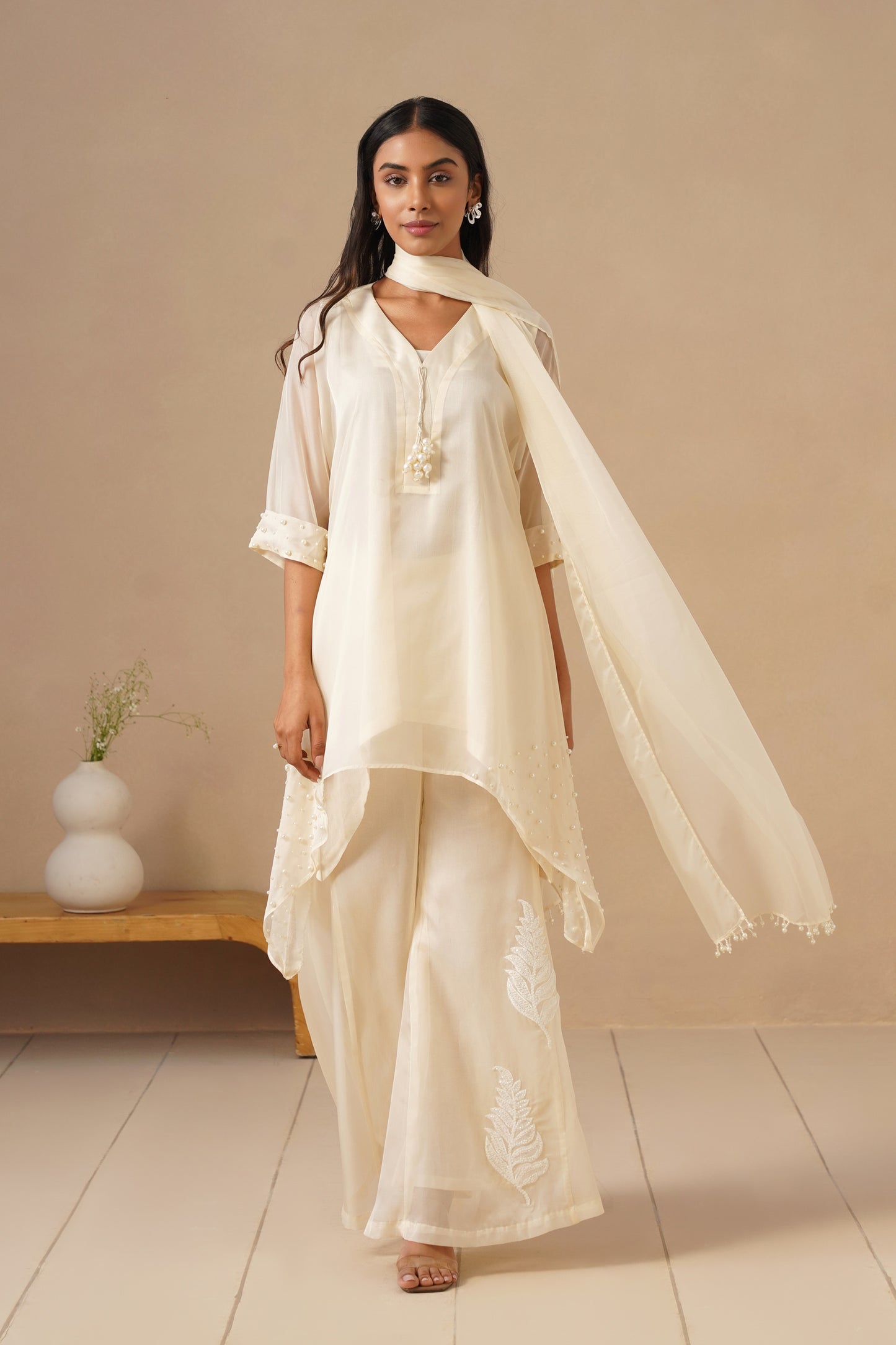 Organza Silk with Sharara