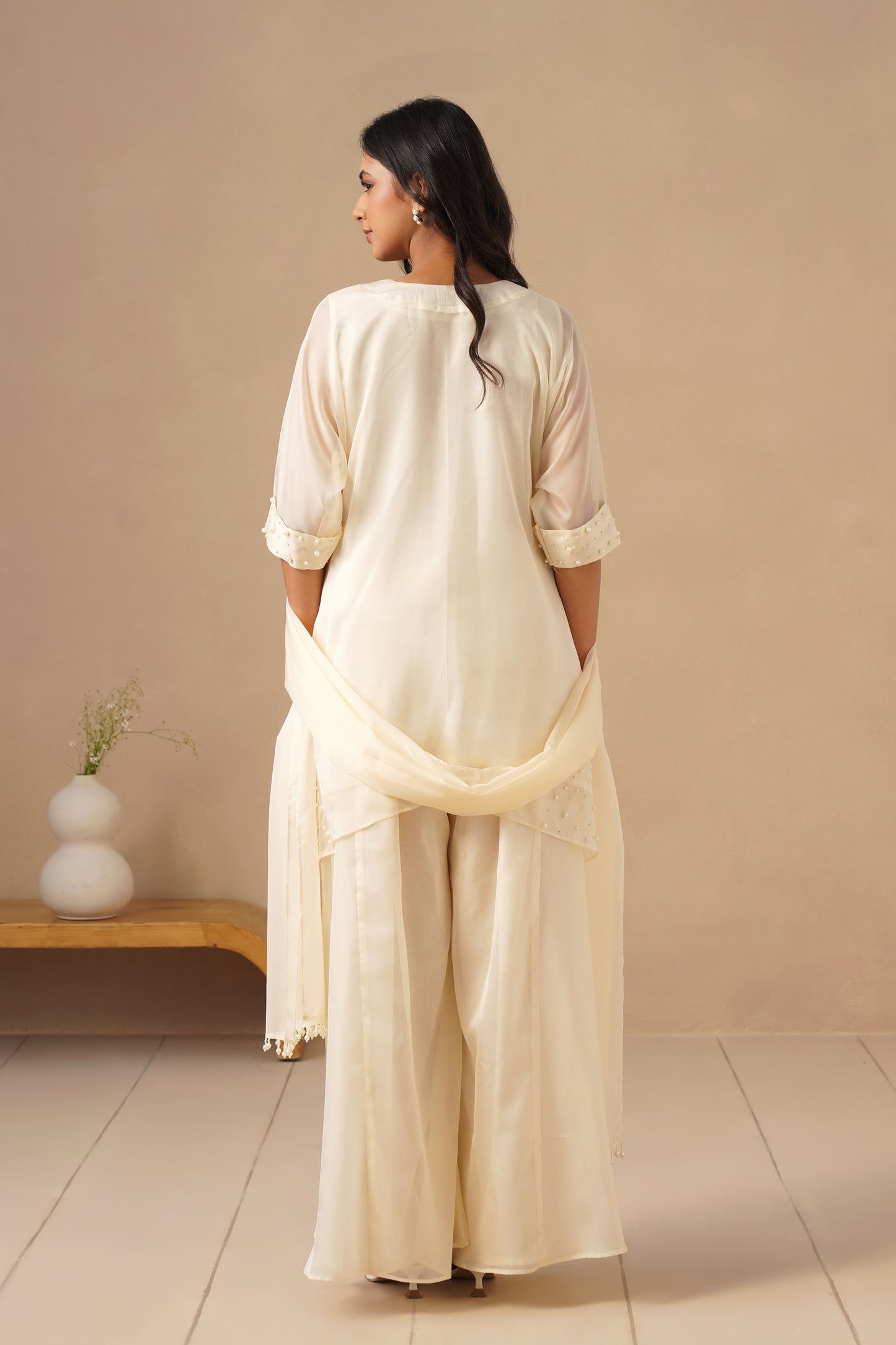 Organza Silk with Sharara