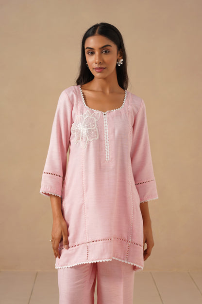 Linen Fabric with Pants