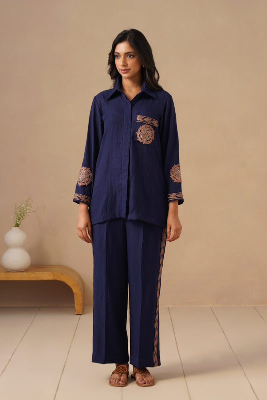 Linen Fabric with Pants