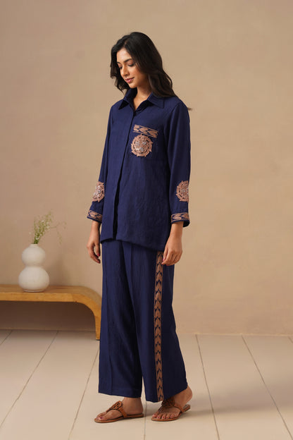 Linen Fabric with Pants