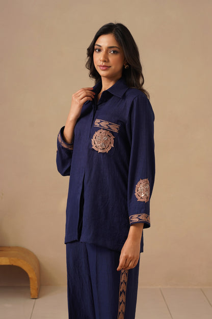 Linen Fabric with Pants