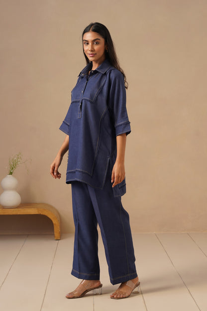 Linen Fabric with Pants
