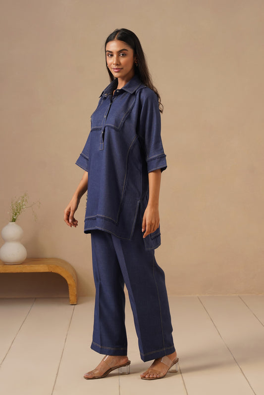 Linen Fabric with Pants