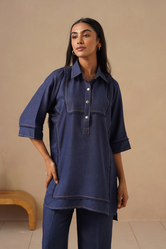 Linen Fabric with Pants