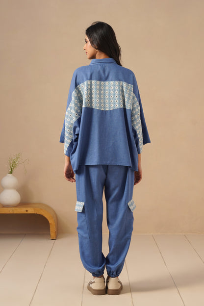 Linen Fabric with Pants