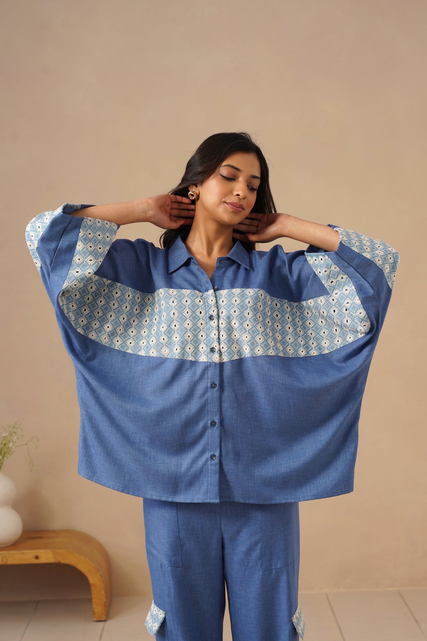 Linen Fabric with Pants