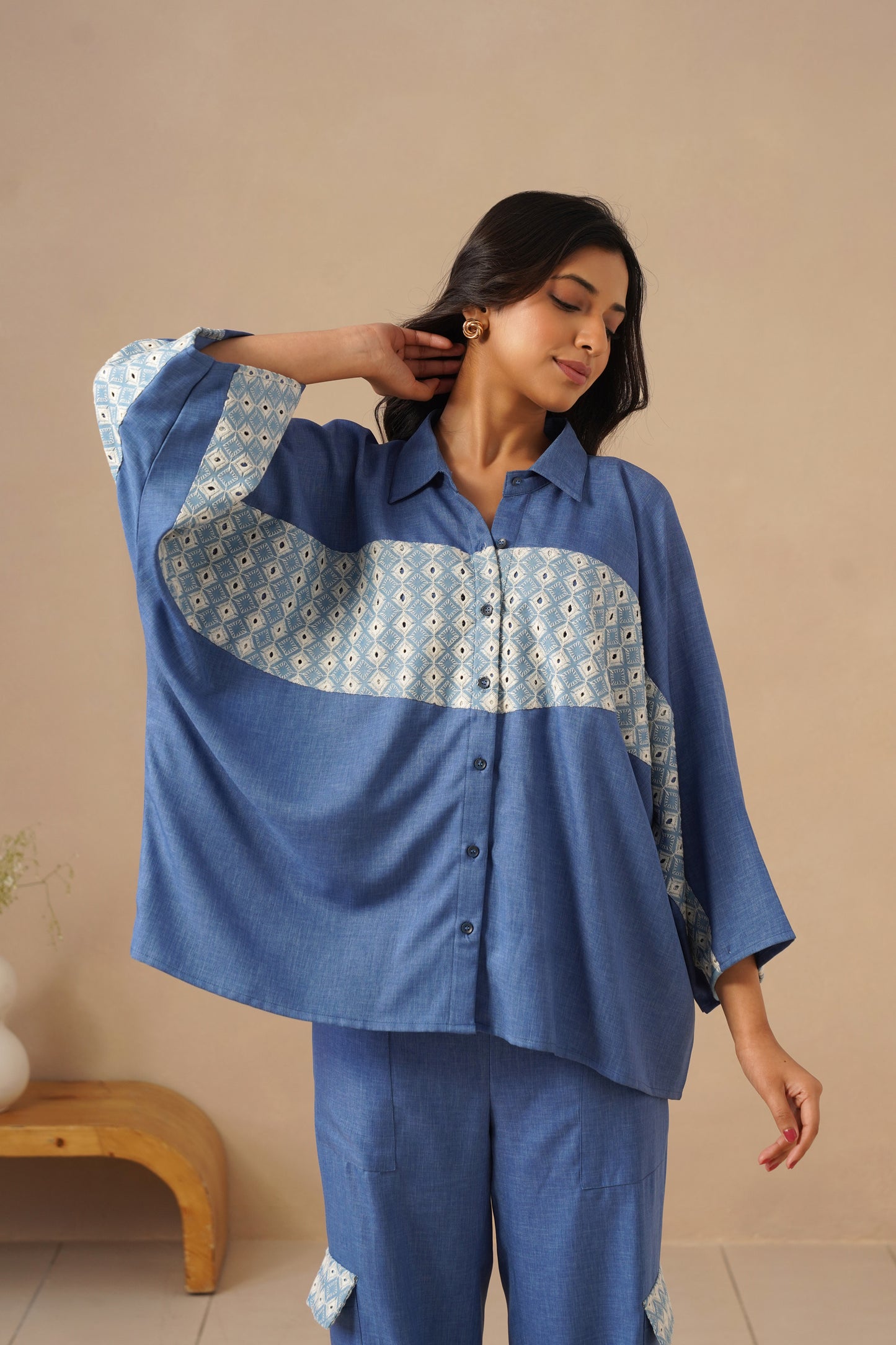 Linen Fabric with Pants