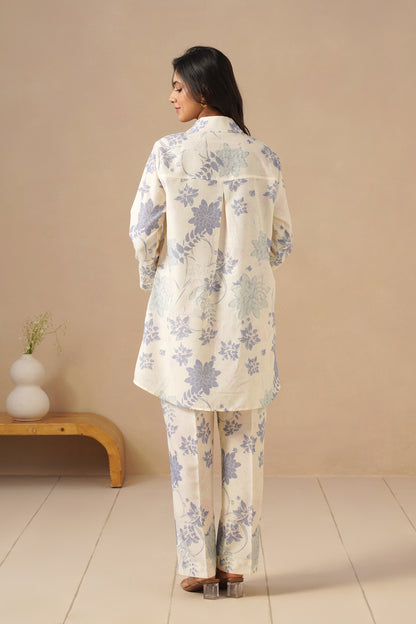 Linen Co-ord Set with Pants