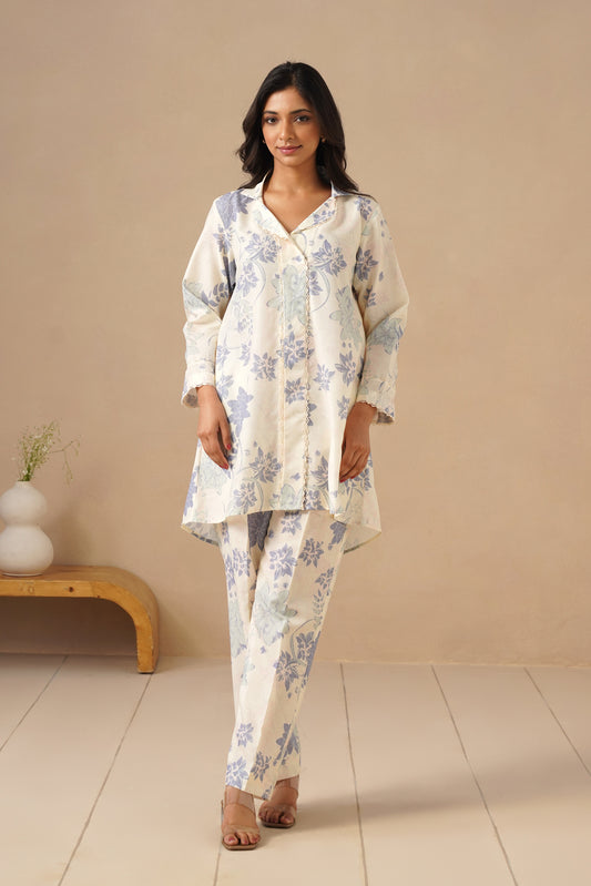 Linen Co-ord Set with Pants