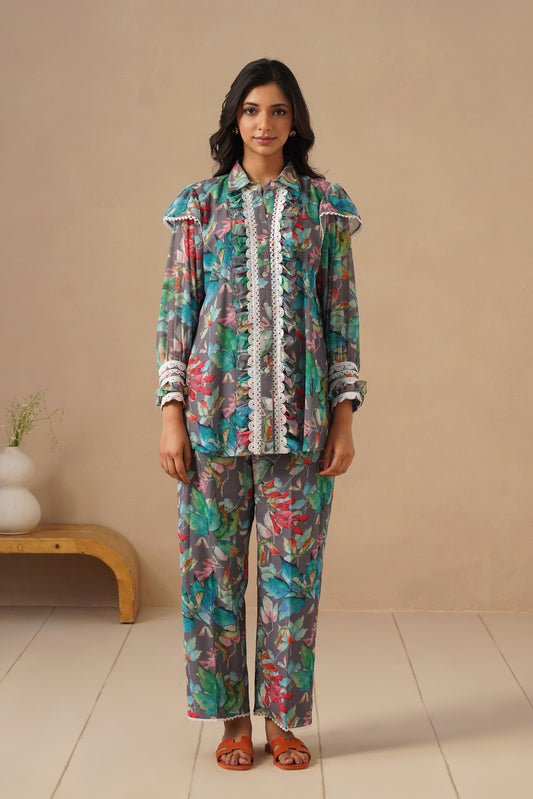 Organza Printed with Lases