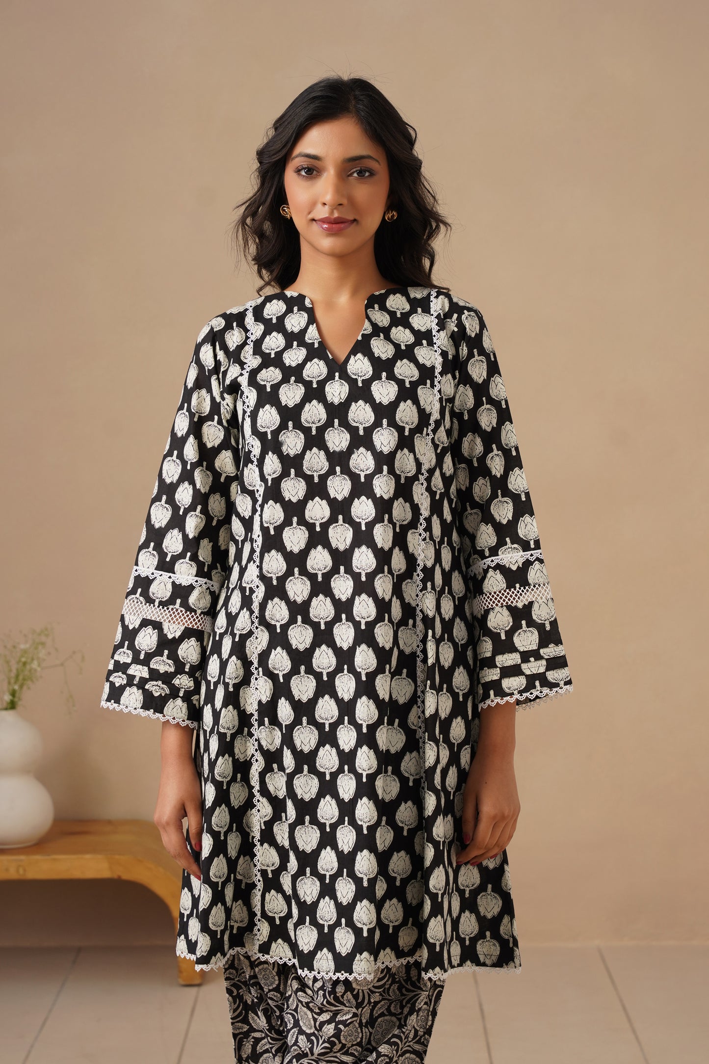 Cotton Co-ord Set with Pakistani Salwar