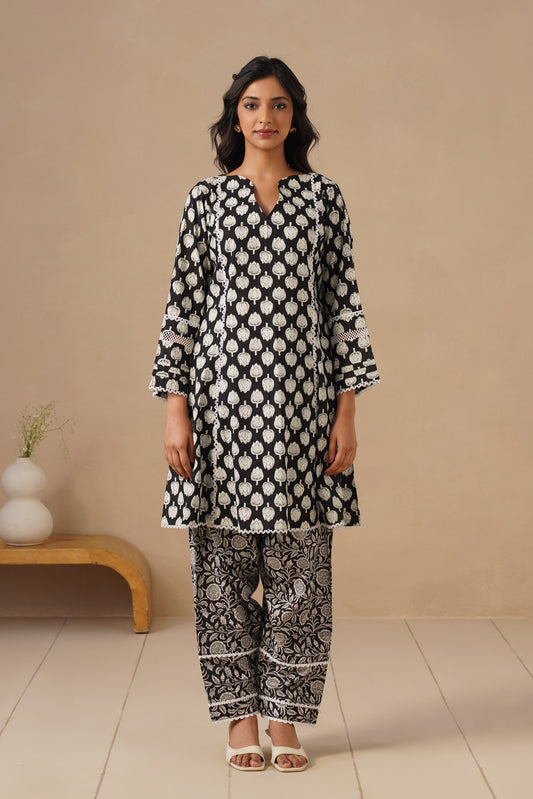 Cotton Co-ord Set with Pakistani Salwar