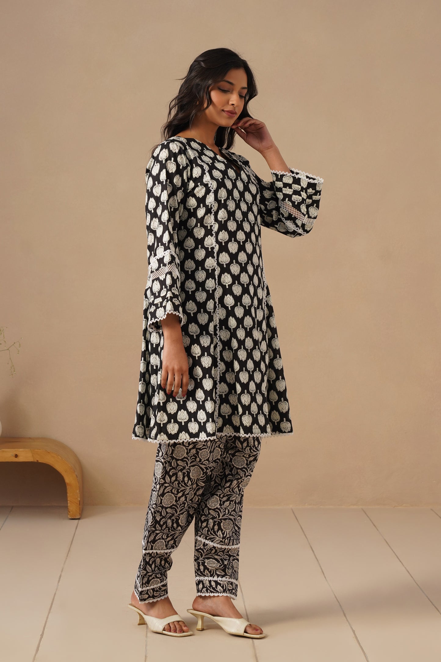 Cotton Co-ord Set with Pakistani Salwar