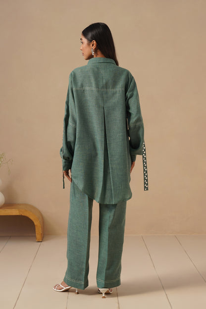 Linen Co-ord Set with Loose Pants