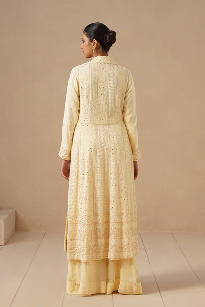 Lucknawi Long Anarkali With Sharara