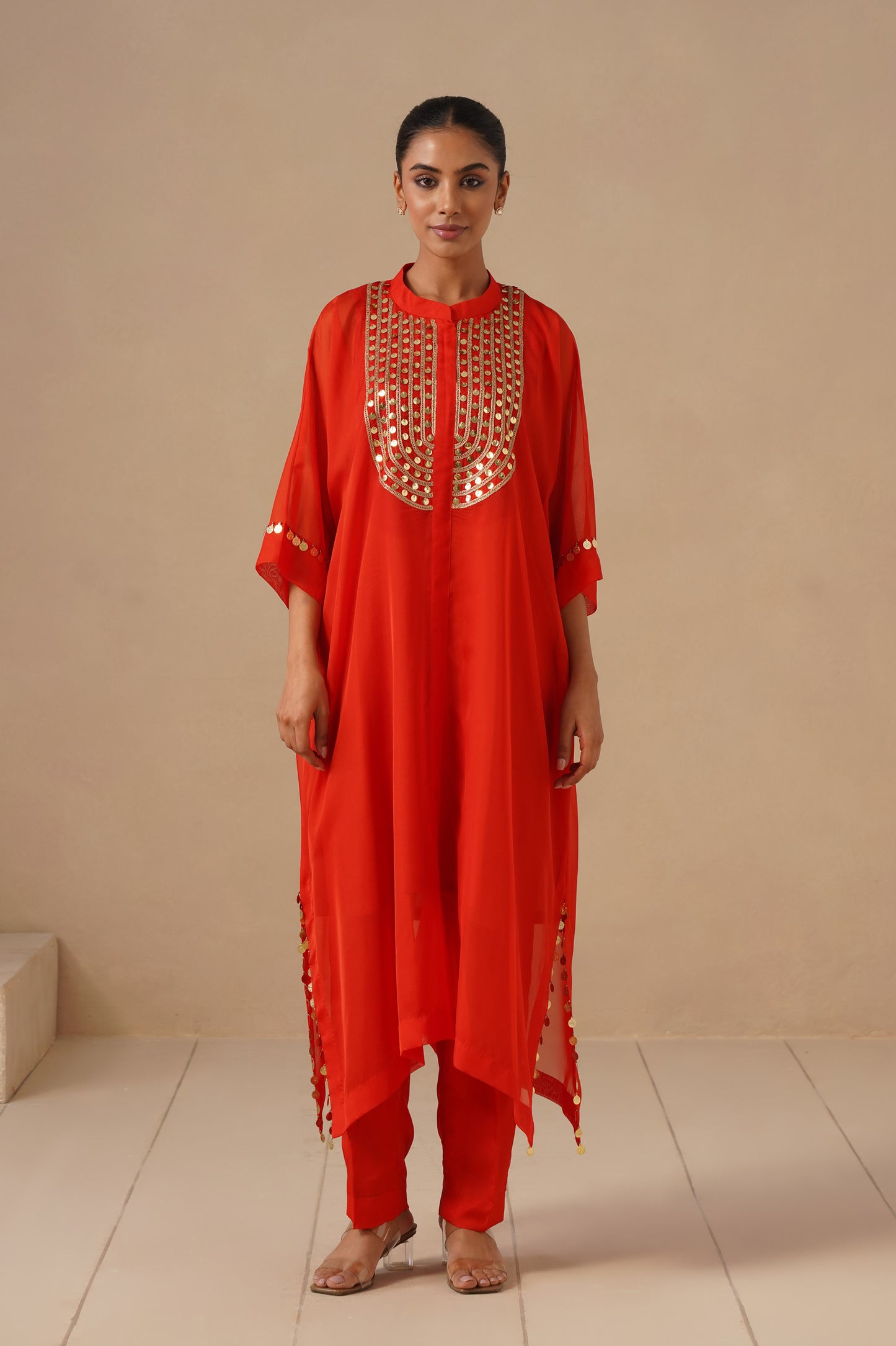 Organza Silk Embroidered