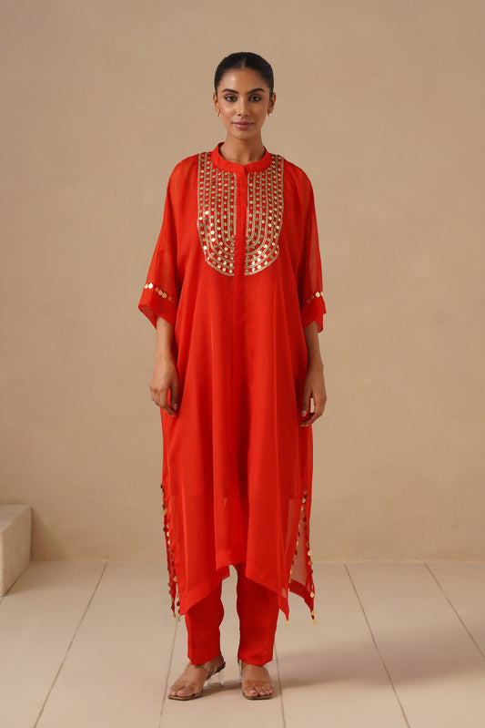 Organza Silk Embroidered