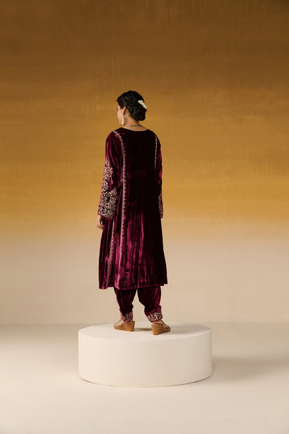 Velvet Fabric Embroidered
