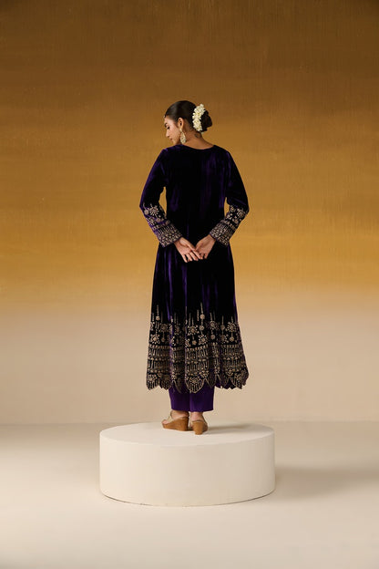 Velvet Fabric Embroidered
